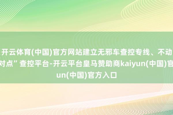 开云体育(中国)官方网站建立无邪车查控专线、不动产“点对点”查控平台-开云平台皇马赞助商kaiyun(中国)官方入口